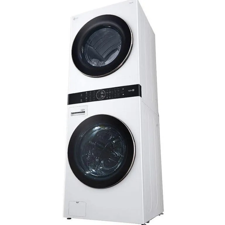 LG WashTower, White, 27", Front-Load - WKE100HWA