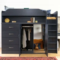 Loft Bed With Desk - South Shore