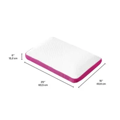 Loop aerated memory foam pillow