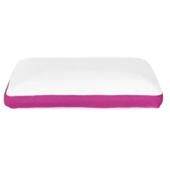 Loop aerated memory foam pillow
