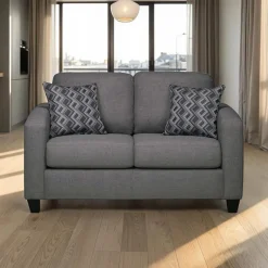 Loveseat - Charcoal Grey