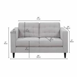 Loveseat - Grey