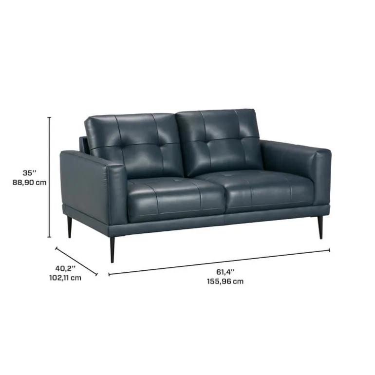 Loveseat - Indigo Blue