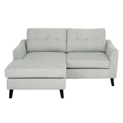 Loveseat with Reversible Chaise - Light Grey