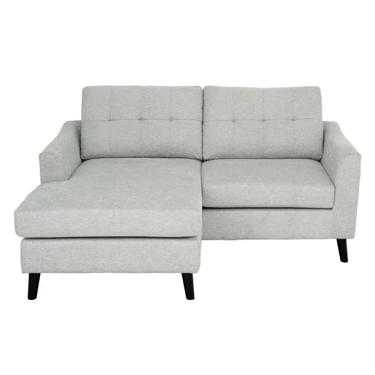 Loveseat with Reversible Chaise - Light Grey