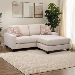 Loveseat with Reversible Chaise