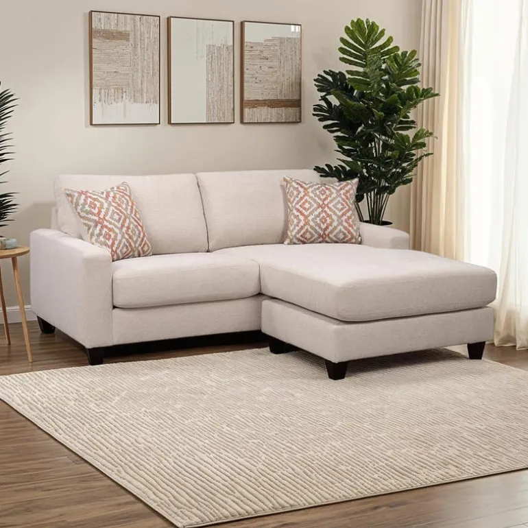 Loveseat with Reversible Chaise