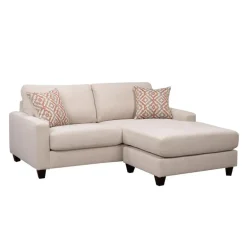 Loveseat with Reversible Chaise