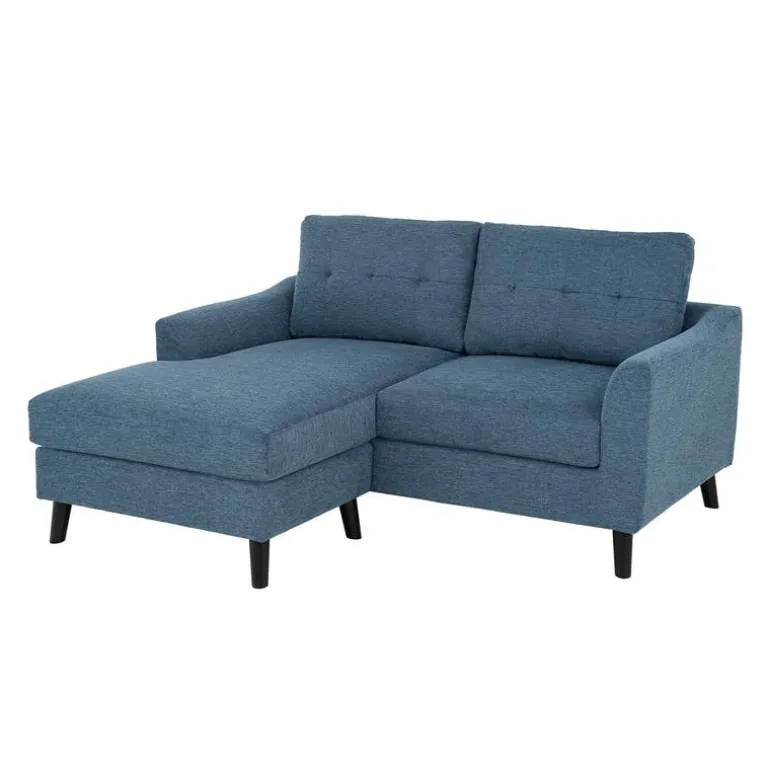 Loveseat with Reversible Chaise - Blue
