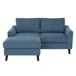 Loveseat with Reversible Chaise - Blue
