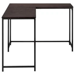 L-shaped computer desk - corner / metal base / large desk - 58"l x 44"w - esp - Monarch