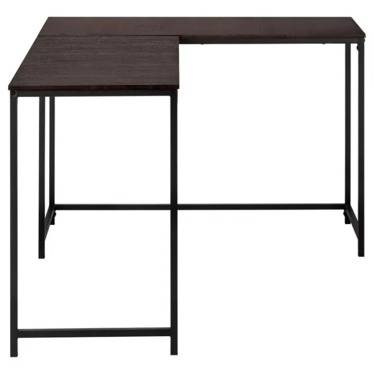 L-shaped computer desk - corner / metal base / large desk - 58"l x 44"w - esp - Monarch