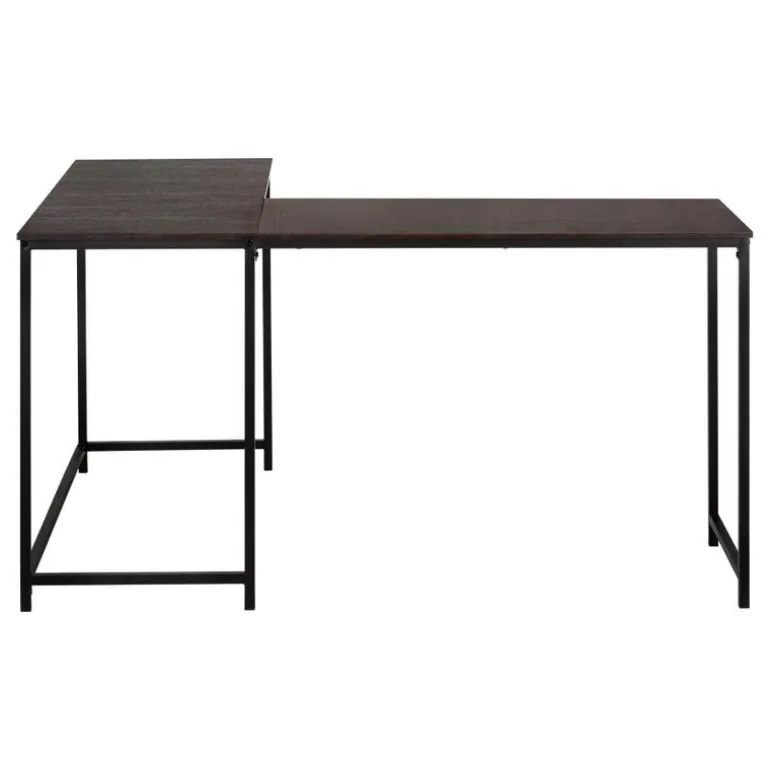 L-shaped computer desk - corner / metal base / large desk - 58"l x 44"w - esp - Monarch
