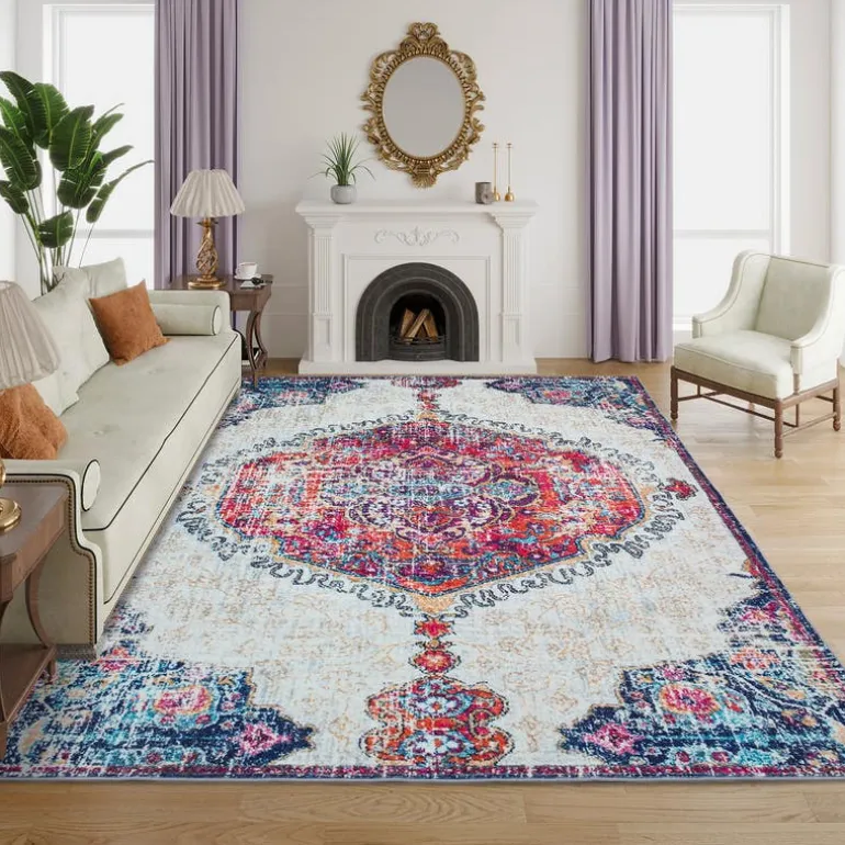 Machine Washable Indoor Rug - 5 x 7