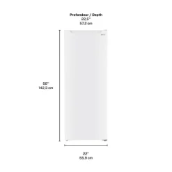 MARATHON 7 Cu Ft 22 In Convertible All Refrigerator/Freezer White All refrigerator, Convertible Freezer - ERF70W