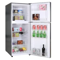 MARATHON 12 Cu Ft 24 In Refrigerator Stainless Top Freezer - MFF123SS