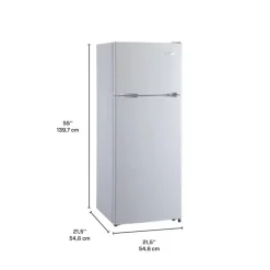 MARATHON 7,2 Cu Ft 21,5 Refrigerator White Top Freezer, Compact - ER82W-1