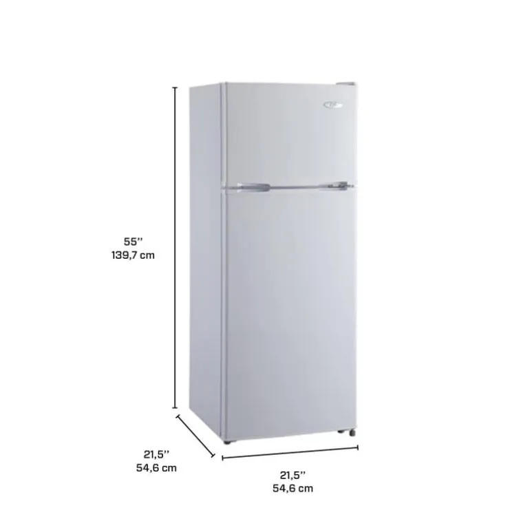 MARATHON 7,2 Cu Ft 21,5 Refrigerator White Top Freezer, Compact - ER82W-1