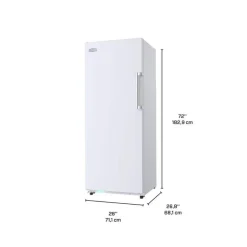 MARATHON 14.4 cu. ft. Freezer White, Vertical, 28