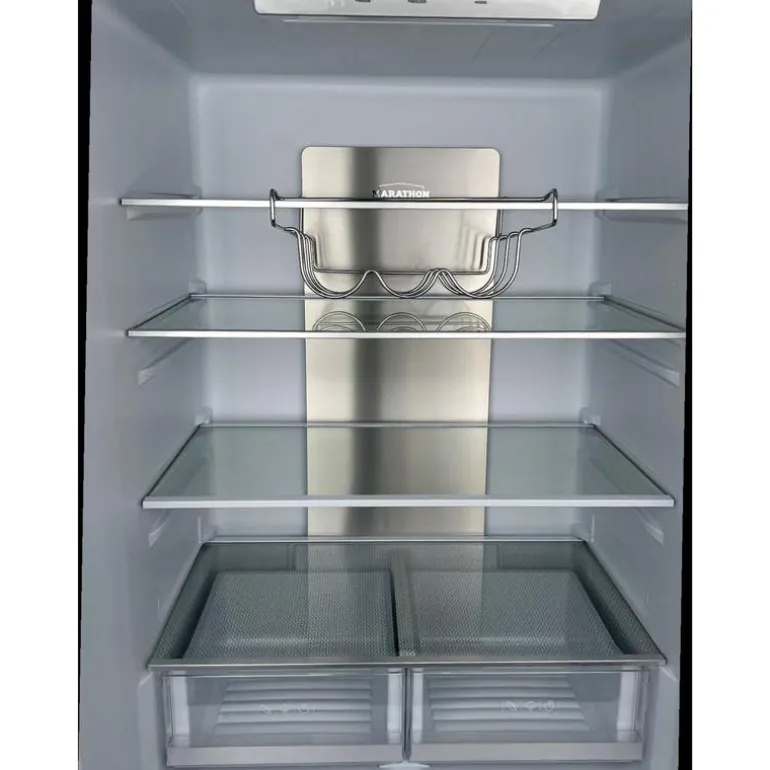 MARATHON 18 Cu Ft Refrigerator 30 In Right Hinge Set Bottom Freezer - MFF179WBM-RH