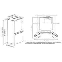 MARATHON 18 Cu Ft Refrigerator 30 In Right Hinge Set Bottom Freezer - MFF179SSBM-RH