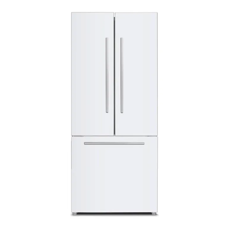 MARATHON 18 Cu Ft Refrigerator 30 In White Bottom Freezer, French door - MFF180WFD-1