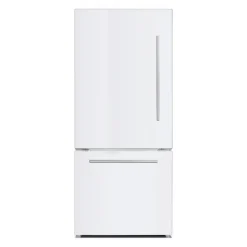 MARATHON 18 Cu Ft Refrigerator 30 In Left Hinge Set Bottom Freezer - MFF179WBM-LH