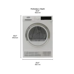 MARATHON Dryer  White 23.5