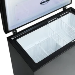 MARATHON Freezer Black Granite, Honrizontal, 37