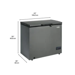 MARATHON Freezer Granite, Honrizontal, 43