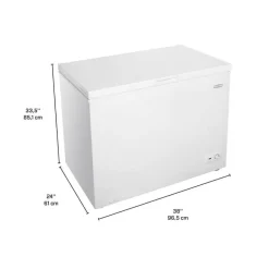 MARATHON Freezer White, Honrizontal, 38" - MCF91W