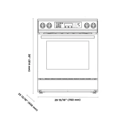 MARATHON Range Stainless 30" Electric Glass-Ceramic - MSCER3080SS