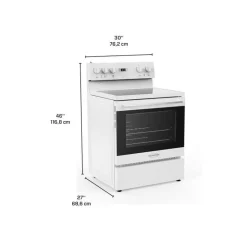 MARATHON Range White 30" Electric Glass-Ceramic - MER3070W
