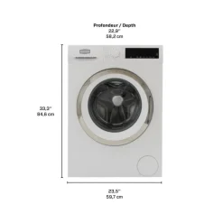 MARATHON Washer Front-Load White 23.5