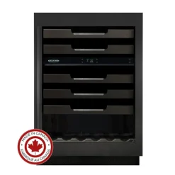 MARATHON Wine Cellar Black 23.5" - M4-D200BLS