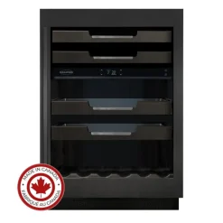 MARATHON Wine Cellar Black 23.5" - M4-D250BLS