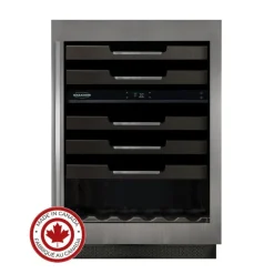 MARATHON Wine Cellar Stainless 23.5" - M4-D200SS