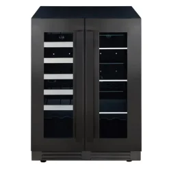 MARATHON Wine Cooler Black 24" - MBWC56-FDBLS