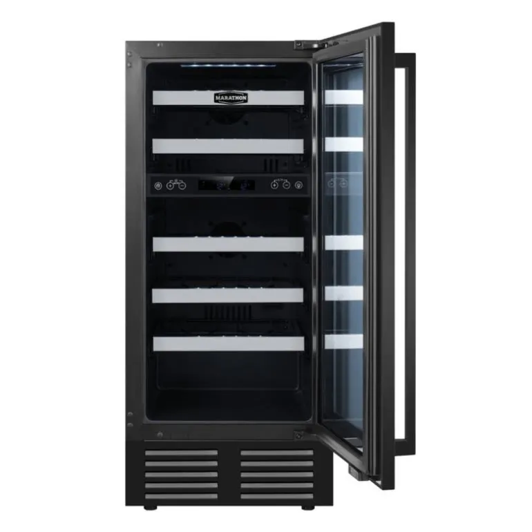 MARATHON Wine Cooler Black 15" - MWC28-DBLS-1