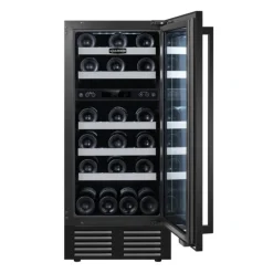 MARATHON Wine Cooler Black 15" - MWC28-DBLS-1