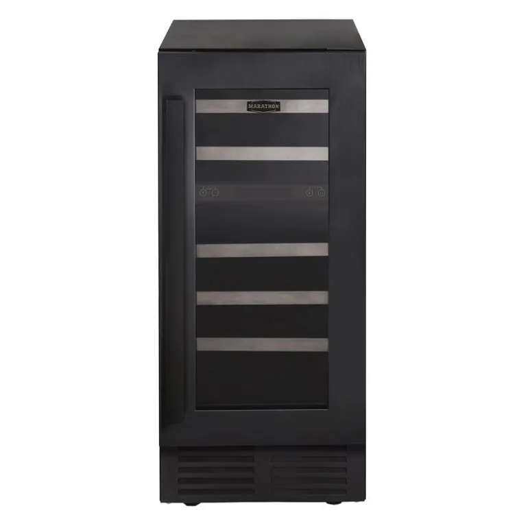 MARATHON Wine Cooler Black 15" - MWC28-DBLS