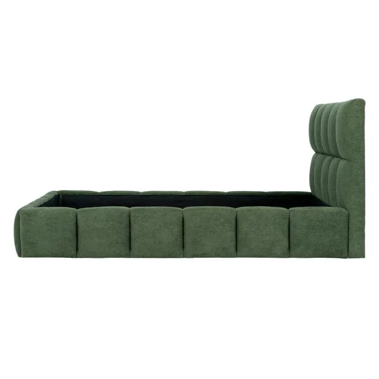 Marshmallow-Style King Bed (78") - Green