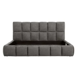 Marshmallow-Style King Bed (78") - Grey