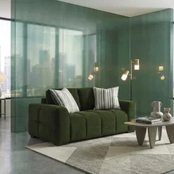 Marshmallow-Style Loveseat - Green