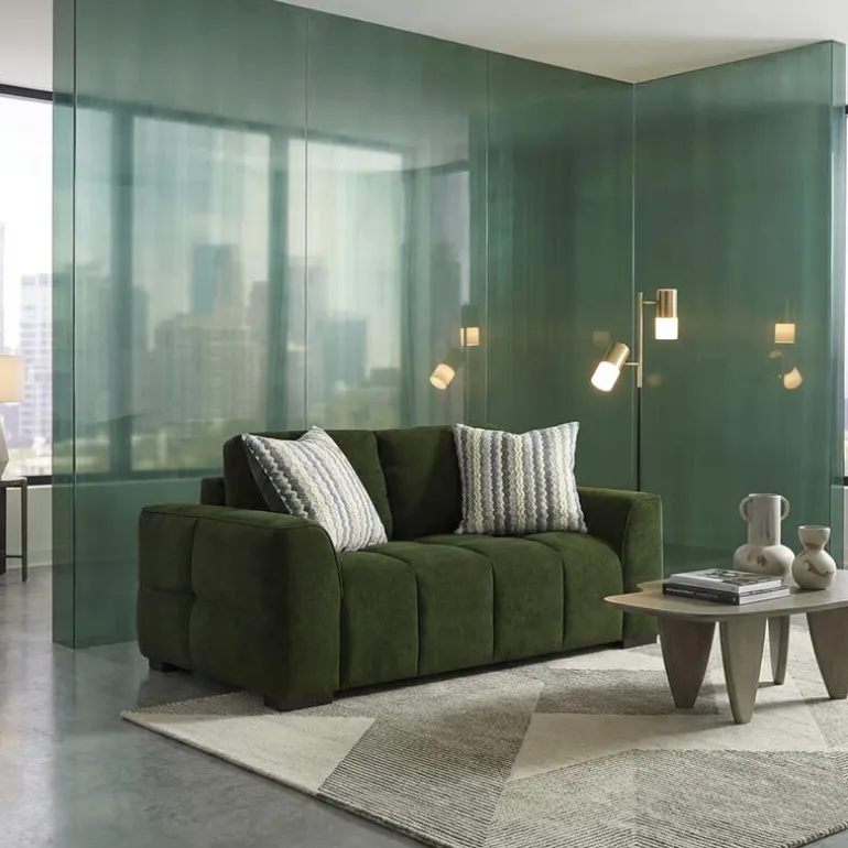 Marshmallow-Style Loveseat - Green