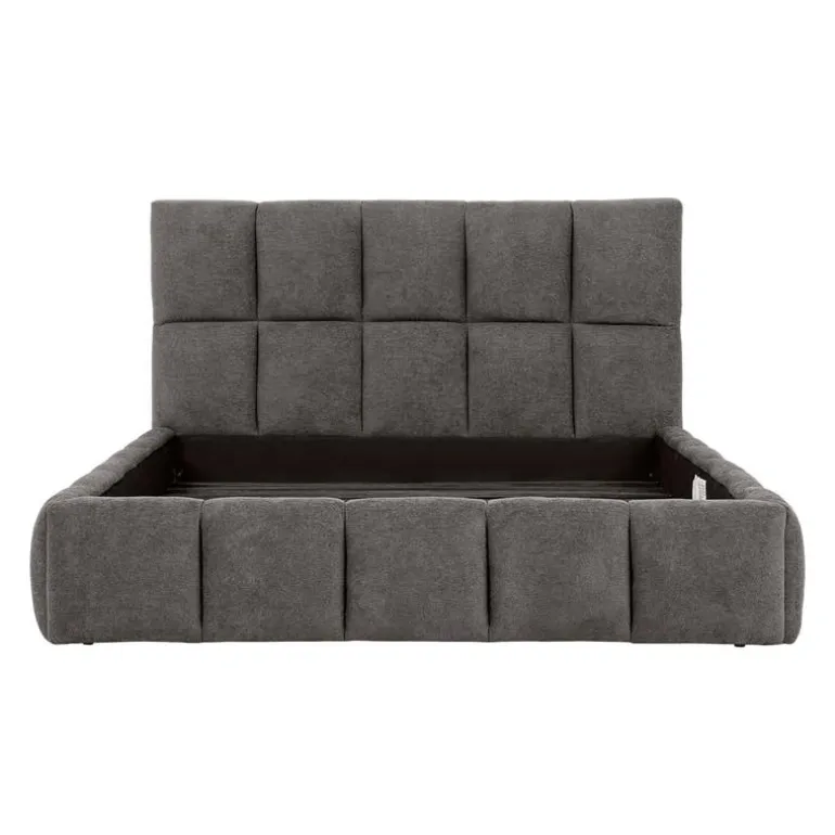 Marshmallow-Style Queen Bed (60") - Grey