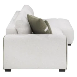 Marshmallow-Style Sectional with Right-Side Chaise
