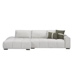Marshmallow-Style Sectional with Left-Side Chaise
