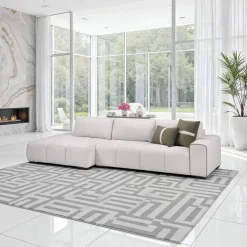 Marshmallow-Style Sectional with Left-Side Chaise