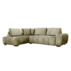 Marshmallow-Style Sectional with Left-Side Chaise - Sage